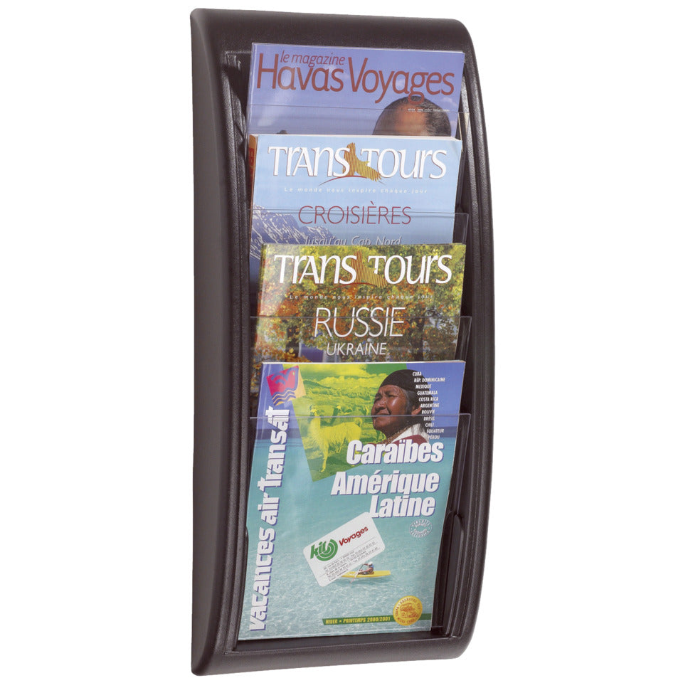 Wand-Prospekthalter QuickBlick, A4, schwarz PAPERFLOW 4061.01 PAPERFLOW 4061.01 QuickBlick
