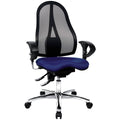 Drehstuhl Sitness 15 royalblau   mit Armlehnen TOPSTAR ST19U G26 TOPSTAR ST19U G26 mit Armlehnen