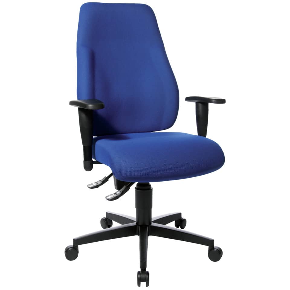 Drehstuhl Lady Sitness blau   mit Armlehnen TOPSTAR LT0BK BC6 TOPSTAR LT0BK BC6  mit Armlehnen