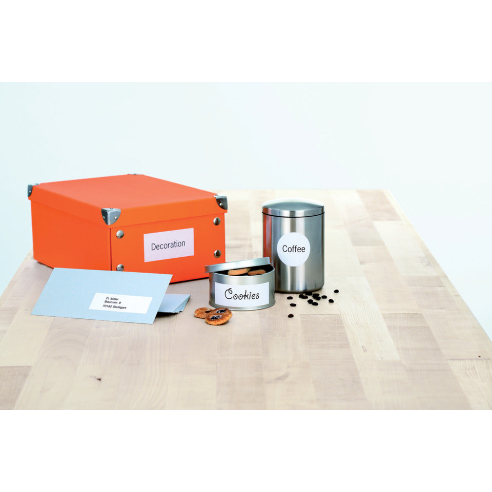 Etiketten Premium permanent, 97x42,3mm, 2400 Stück, weiß HERMA 4623 HERMA 4623 2400 Stück permanend haftend