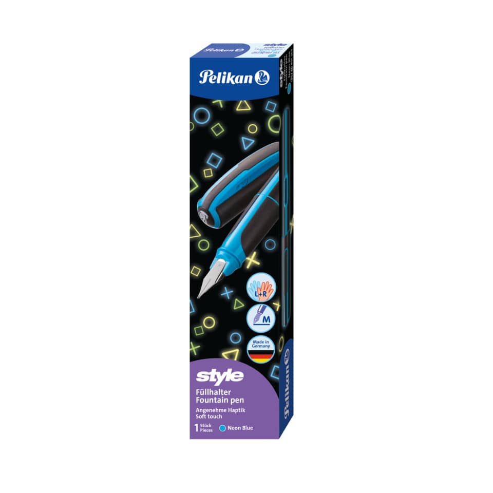 Füllhalter Style P57, Feder M, Neonblau PELIKAN 300008485 PELIKAN 300008485 801263 P457M