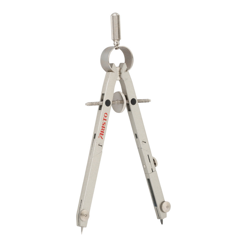 Teilzirkel aus Vollmetall 2 Gelenke Adapter, Verlängerunsstange, Minen ARISTO AR55429 ARISTO AR55429 m.Adapter