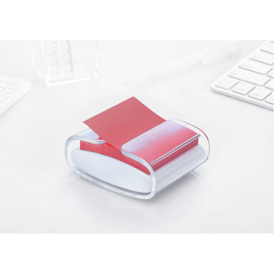 Haftnotizspender Super Sticky Z-Notes+12 Block, schwarz/transparent POST-IT PRO-W12N POST-IT PRO-W12N +12Bk SupSticky