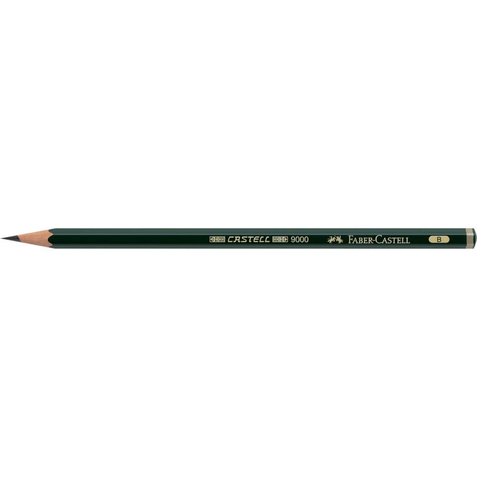 Bleistift Castell® 9000, B FABER CASTELL 119001