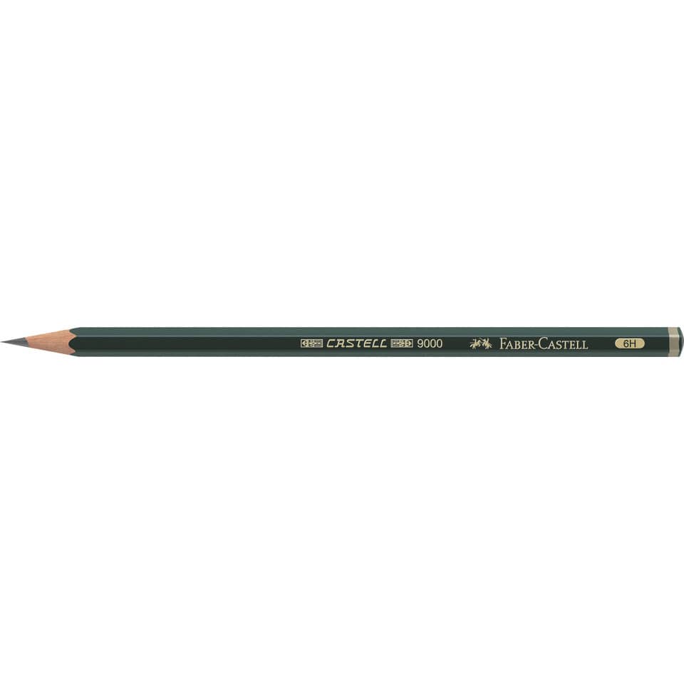 Bleistift Castell® 9000, 6H FABER CASTELL 119016