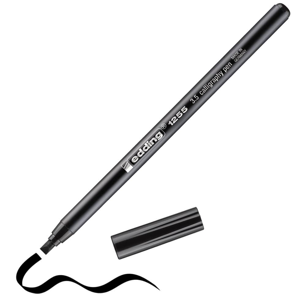 Kalligrafiestift 1255, 3,5mm, schwarz EDDING 41255-35001 EDDING 125535-001  3,5mm