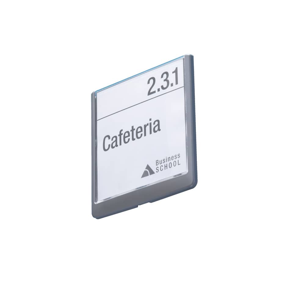 Türschild Click Sign, 149x148,5mm, graphit DURABLE 4862 37 DURABLE 4862 37 149x148,5mm