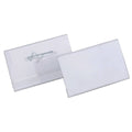 Namensschild mit Nadel, 75 x 40 mm, transparent, Kunststoff, 100 Stück DURABLE 8008 19 DURABLE 8008 19 m.Nadel