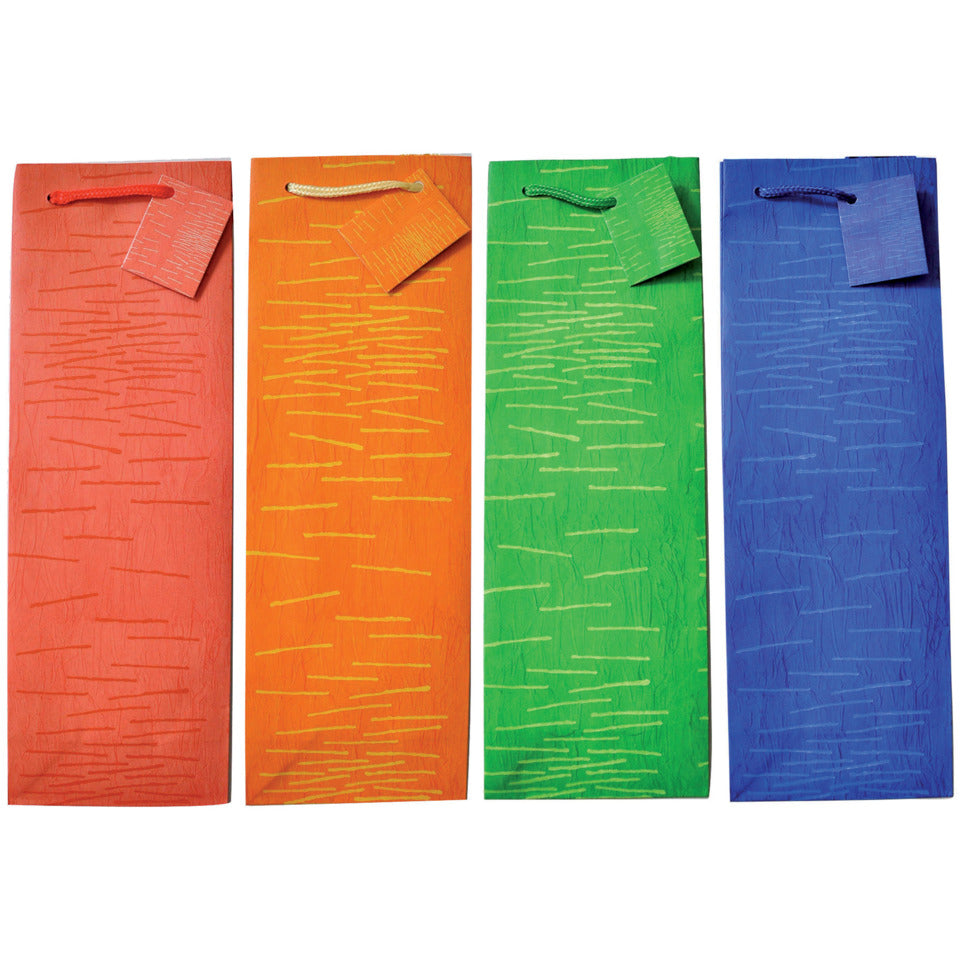 Flaschentragetasche Laura - 12 x 36 x 7,8 cm, uni sortiert  85281 85281 36x12x7.8cm Flasche