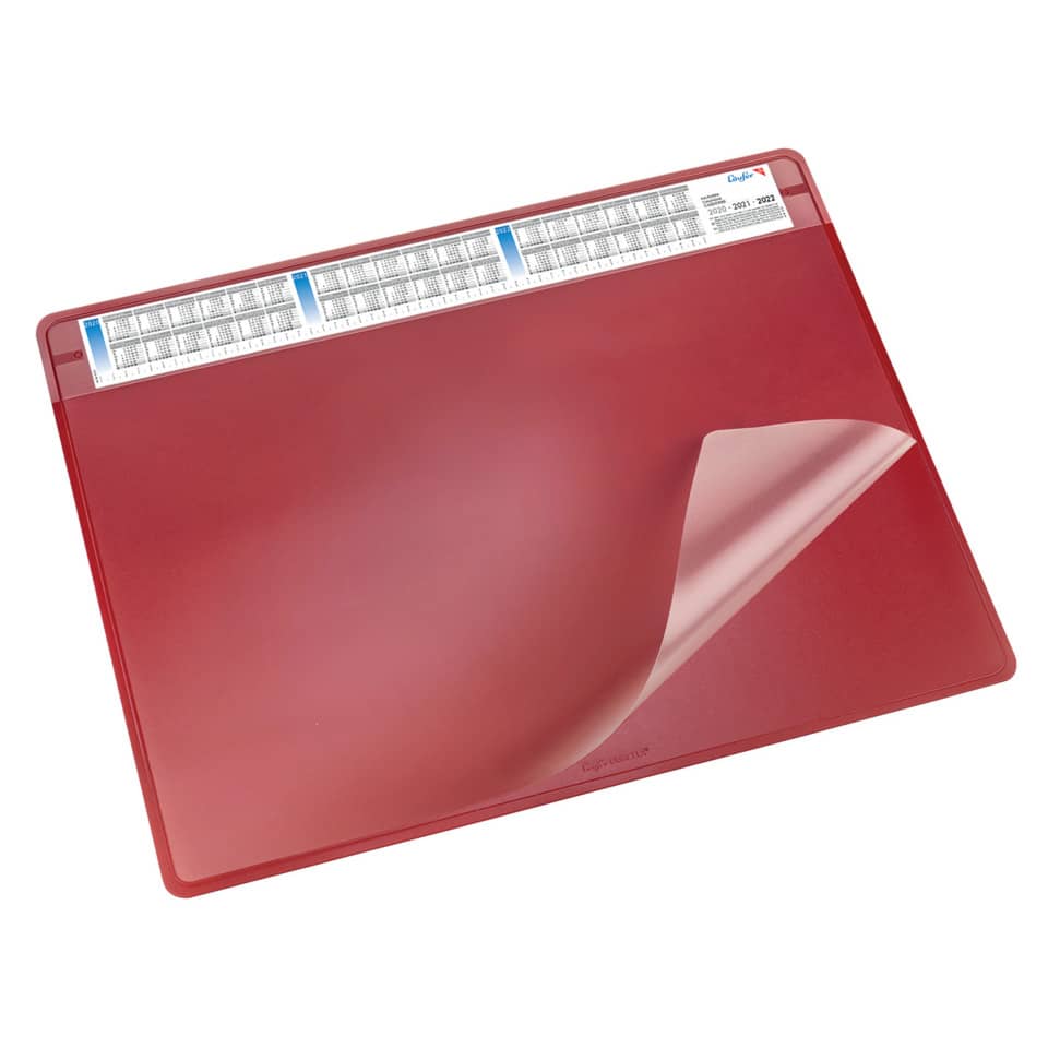 Schreibunterlage Durella Soft, 50x65 cm, austauschbare Vollsichtfolie, rot LÄUFER 47654 LÄUFER 47654 Durella Soft