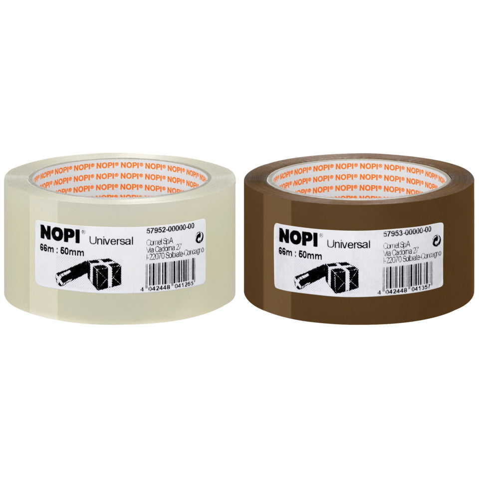 Packband Pack Universal, 66 m x 50 mm, braun NOPI 57953-00000-00 NOPI 57953-00000 PP Universal