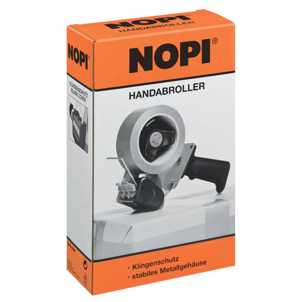 Handabroller Economy für Paketband-Rollen bis 66m x 50mm NOPI 56406-00000-01 NOPI 56406-00000-01 Metall