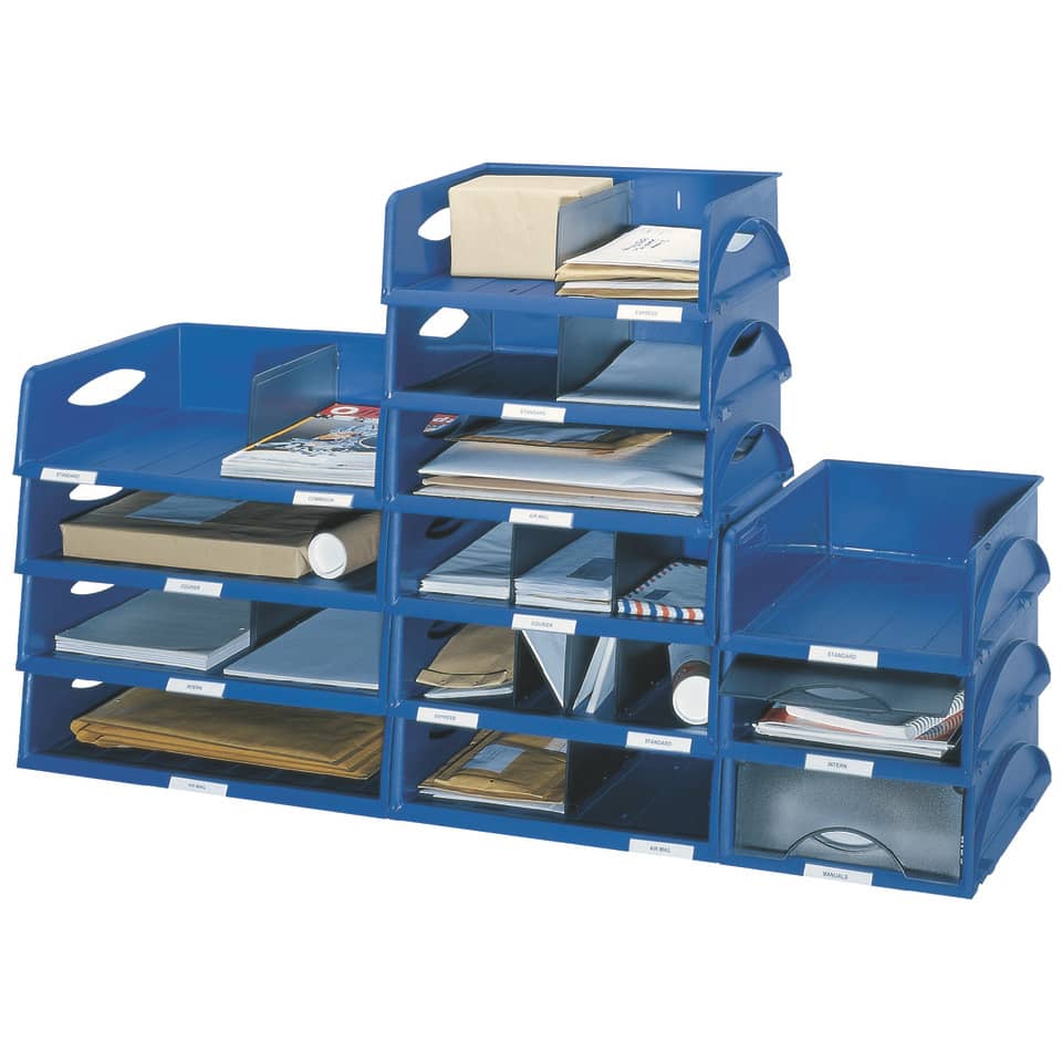 Briefkorb Sorty, A4, Polystyrol, blau LEITZ 5231-00-35 LEITZ 52310035