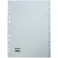 Ordnerregister A-Z, 24-teilig, 22,5x29,7cm, grau DONAU 7722095-13 DONAU 7722095-13 22,5x29,7cm