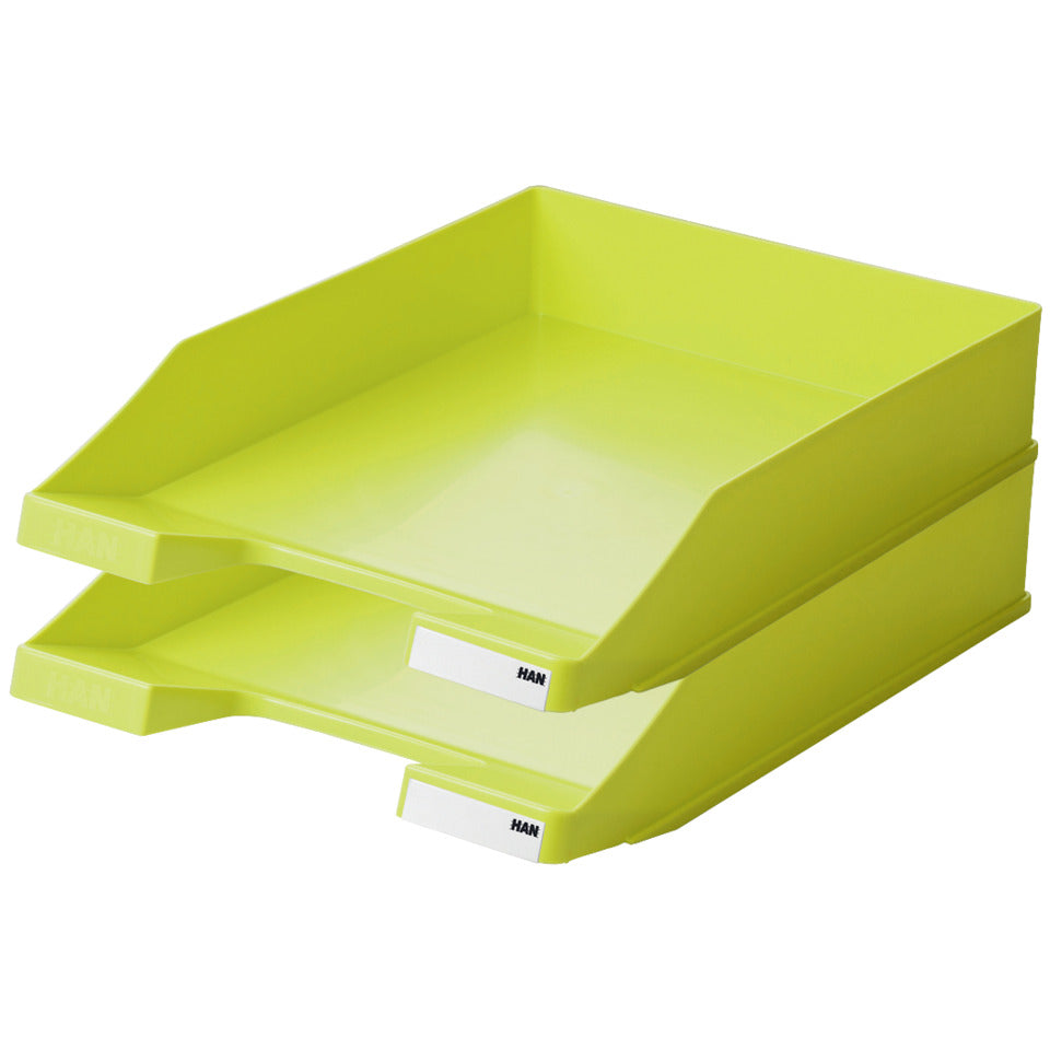 Briefablage KLASSIK, DIN A4/C4, stapelbar, stabil, modern, lemon HAN 1027-X-50D HAN 1027-X-50 Klassik