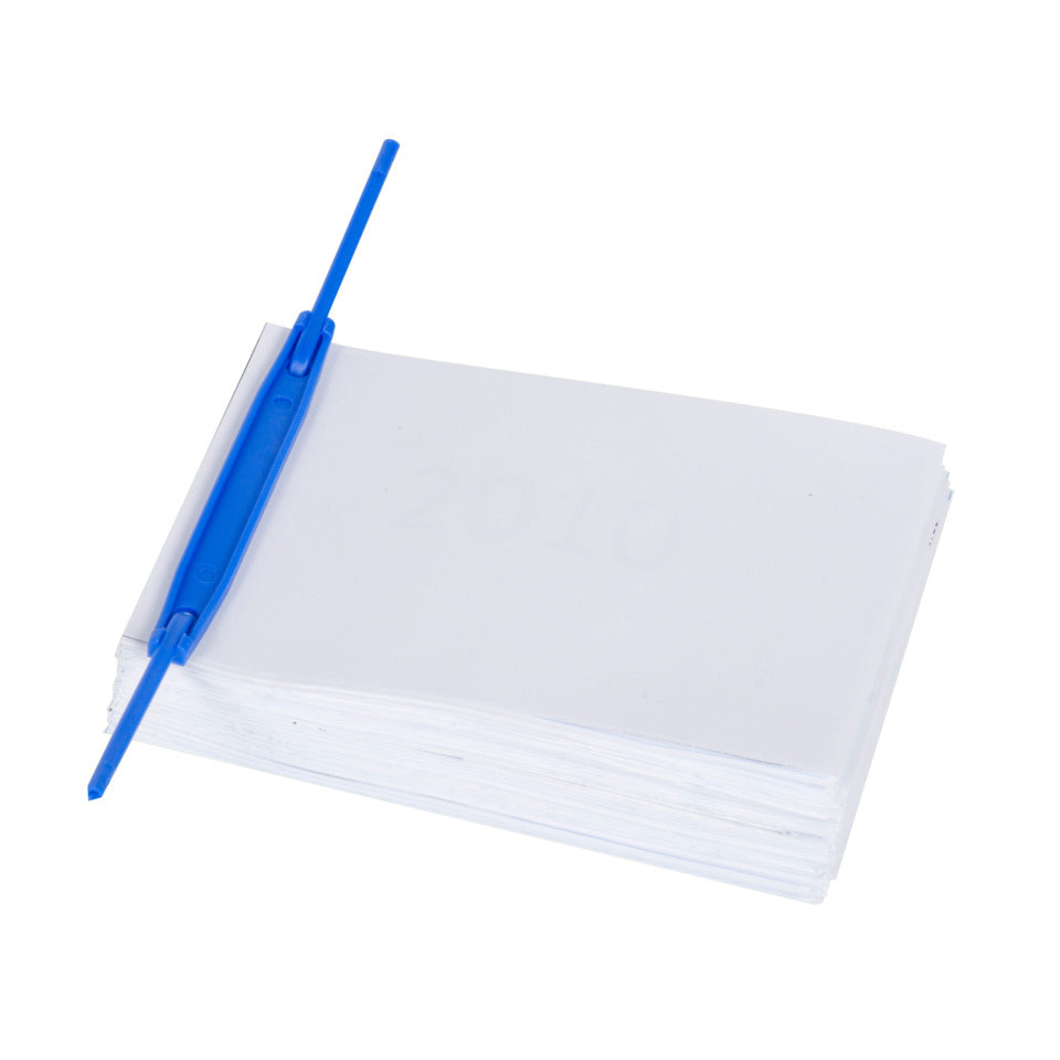 Aktenbinder E-Clip, 8cm, 100 Stück, blau Q-CONNECT KF02282