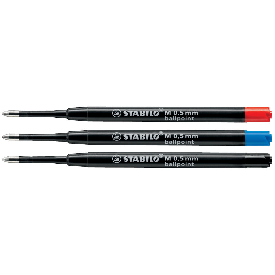 Kugelschreibermine Ballpoint Refill, 0,5 mm, rot STABILO 2/040-02 STABILO 2/040-02 Großraum