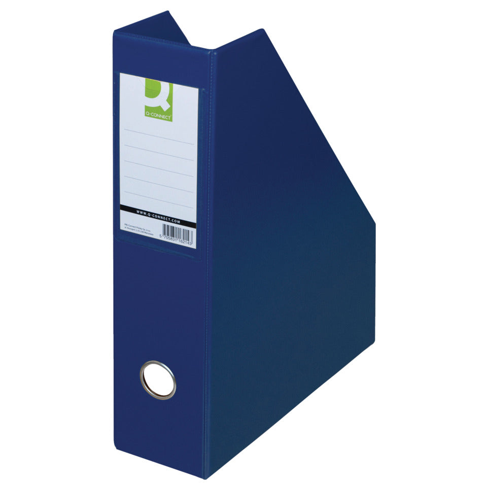 Stehsammler, A4, 76mm, dunkelblau Q-CONNECT KF16213 Q-CONNECT KF16213 PVC