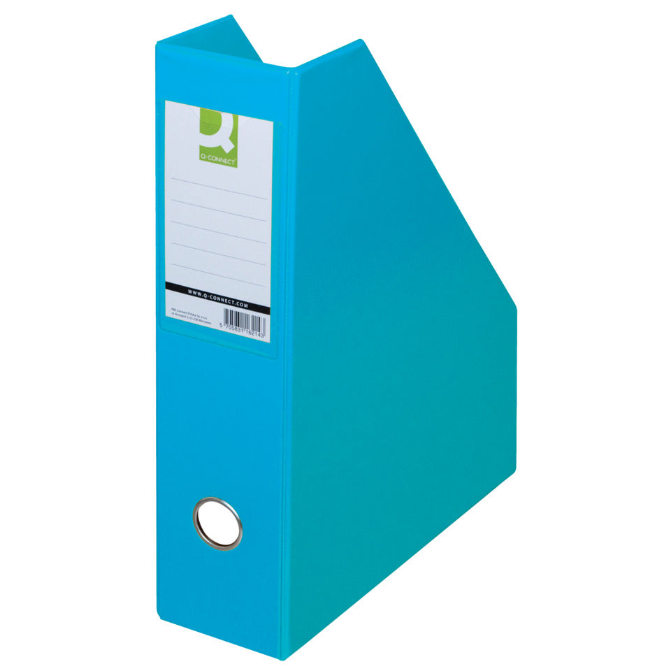 Stehsammler, A4, 76mm, hellblau Q-CONNECT KF16209 Q-CONNECT KF16209 PVC