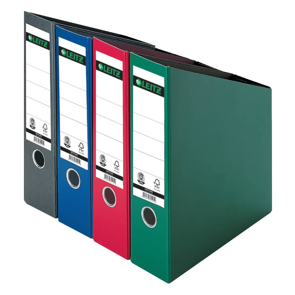 Stehsammler, A4, Hartpappe, schwarz LEITZ 2423-00-95 LEITZ 24230095 Hartpappe