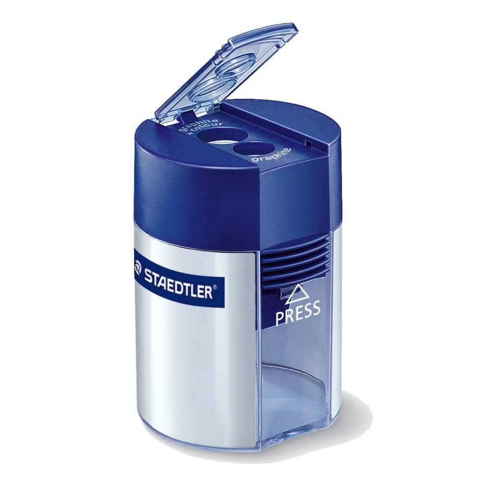 Bleistiftspitzer doppelt, blau STAEDTLER 512 001 STAEDTLER 512001 rund