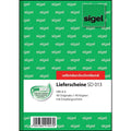 Lieferscheinbuch mit Empfangsschein, A6, selbstdurchschreibend, 2x40 Blatt SIGEL SD013