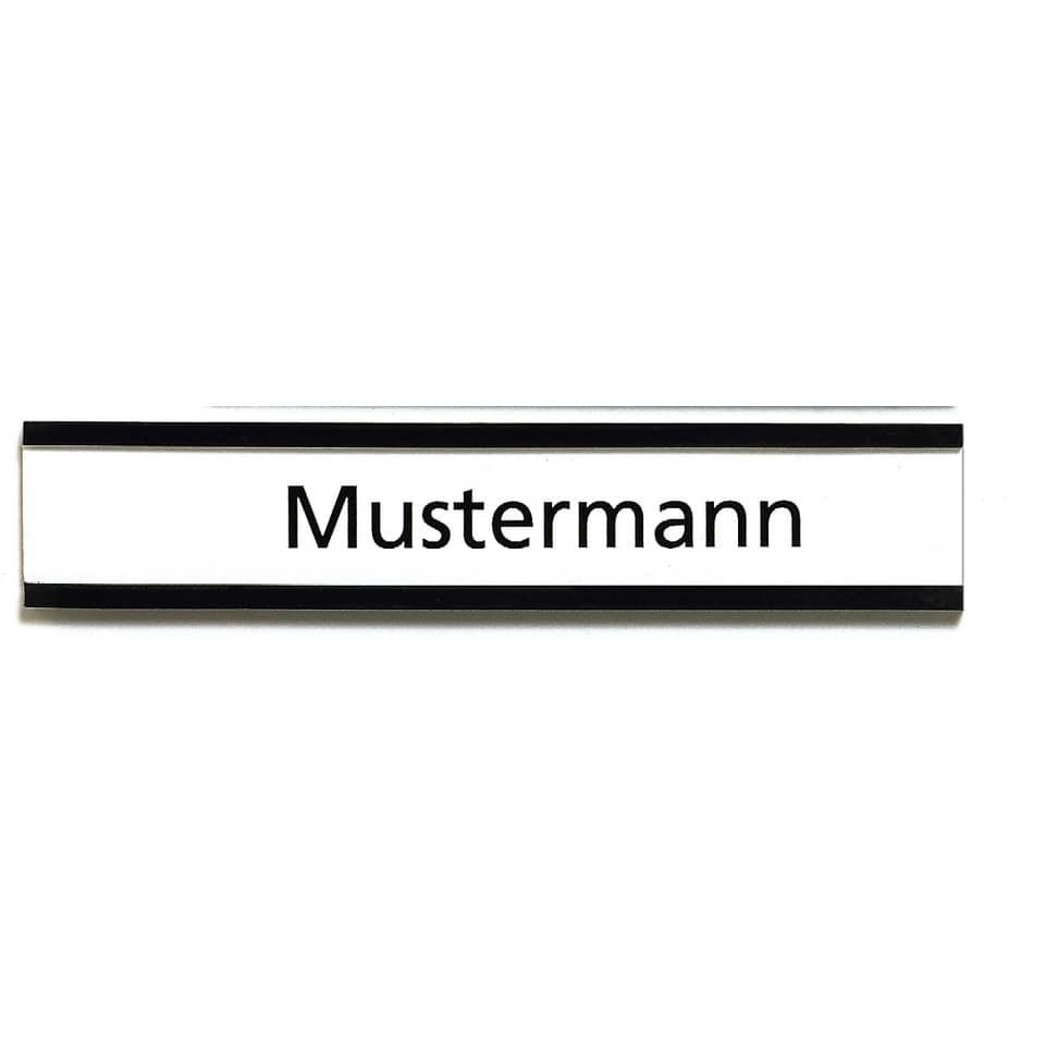 Namensschild magnetisch, 60 x 15 mm, 10 Stück, braun FRANKEN C125 FRANKEN C125/15x60mm