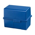 Karteibox DIN A8 quer, mit A-Z Register und 100 Karten, blau HAN 978-14D HAN 978-14 Kt+Reg