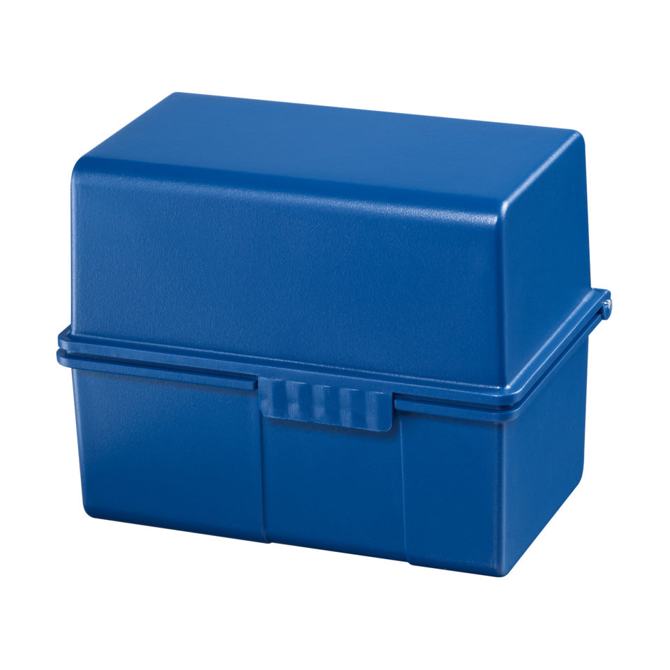 Karteibox DIN A8 quer, mit A-Z Register und 100 Karten, blau HAN 978-14D HAN 978-14 Kt+Reg