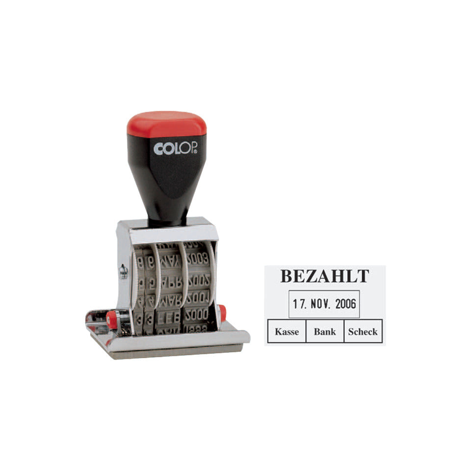 Datumstempel Bezahlt COLOP 108669 COLOP 04060L2