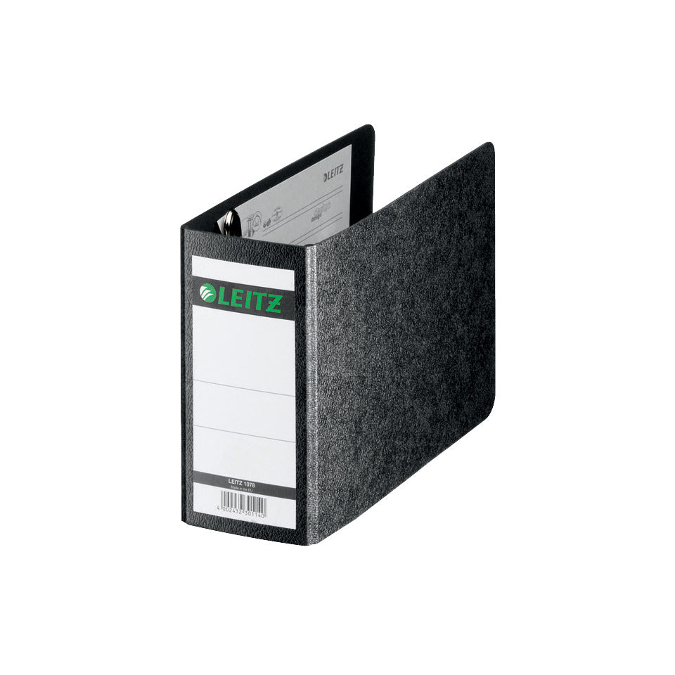 Ordner Hartpappe, A6 quer, 80mm, schwarz LEITZ 1078-00-00 LEITZ 1078-00-00 77mm o. Grifflo
