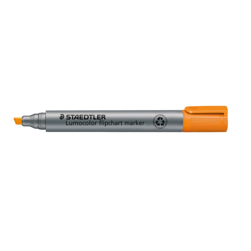 Flipchartmarker Lumocolor®, 2-5mm, Keilspitze, orange STAEDTLER 356 B-4 STAEDTLER 356 B-4 nachfüllbar Keilspitze