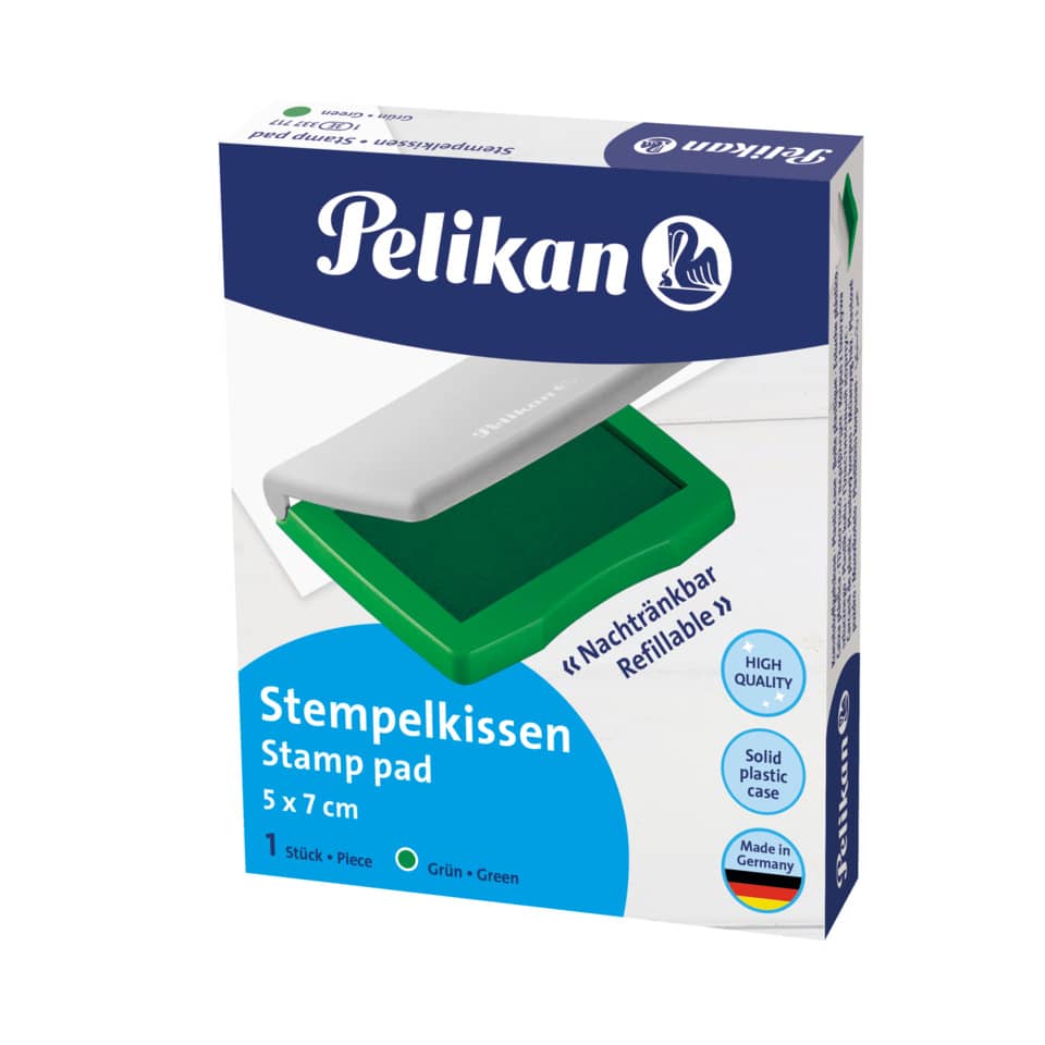 Stempelkissen Gr.3E, 5 x 7cm, grün PELIKAN 300004176 PELIKAN 300004176 337717 5x7 Kunstst