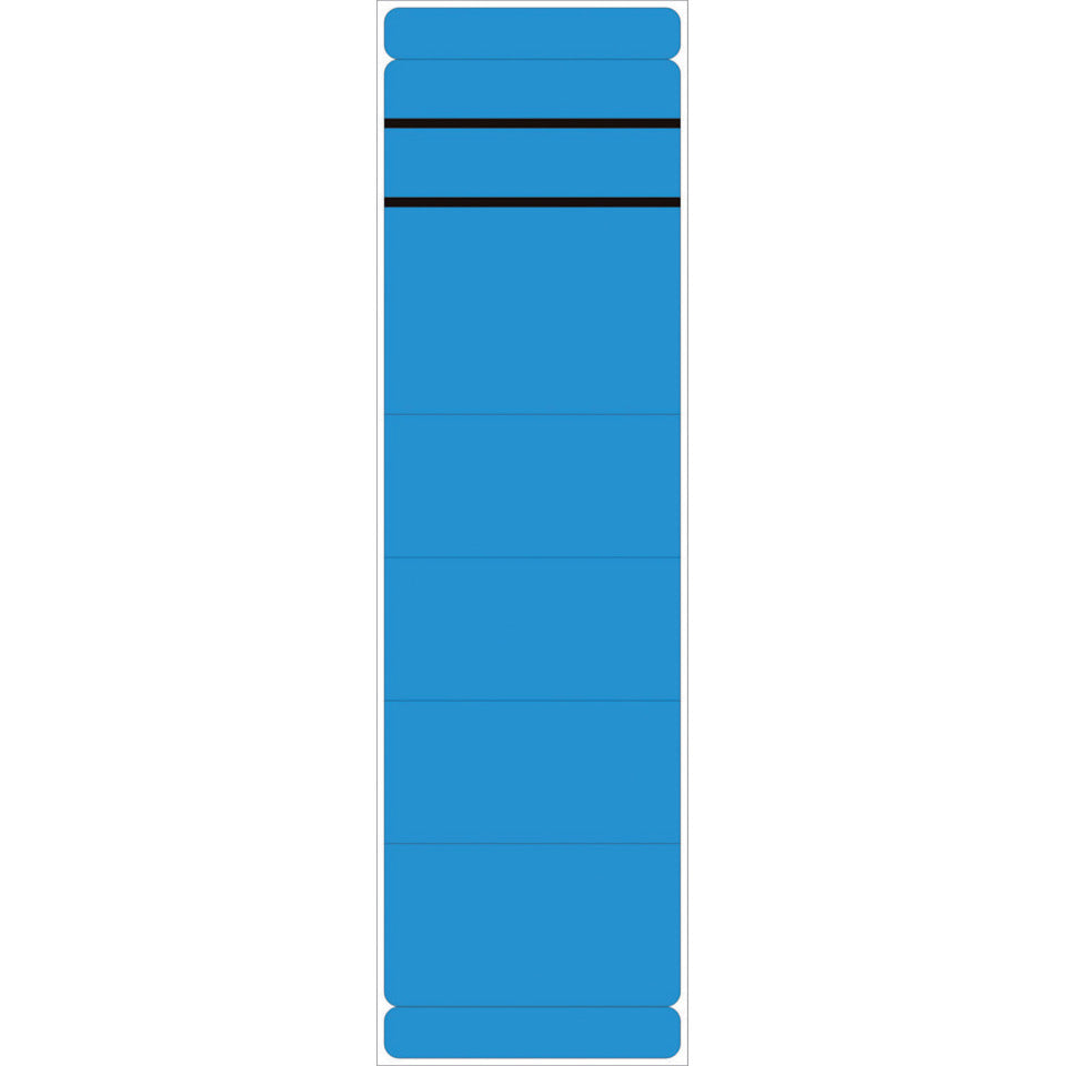 Ordnerrückenschild selbstklebend, 60 x 280 mm, breit/lang, 10 Stück, blau  5860 NEUTRAL 5860  skl  Pg 10St