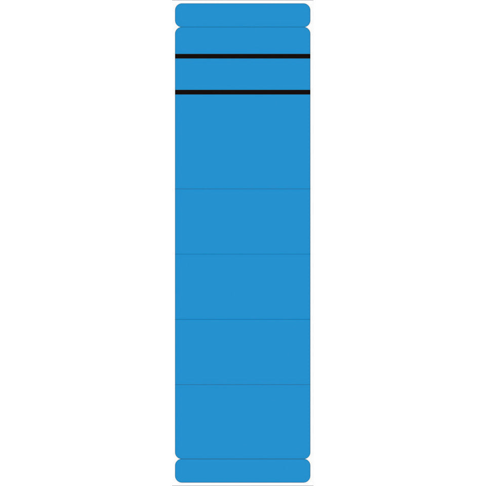 Ordnerrückenschild selbstklebend, 60 x 192 mm, breit/kurz, 10 Stück, blau  5848 NEUTRAL 5848  skl  Pg 10St