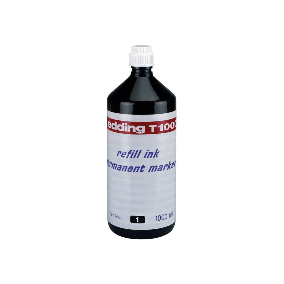 Nachfülltinte Permanentmarker, 1000ml, schwarz EDDING 4-T1000001 EDDING T1000-001