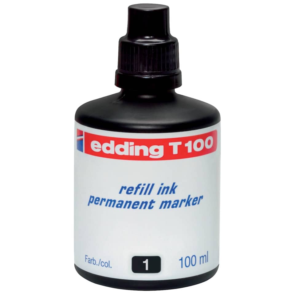 Nachfülltinte Permanentmarker, 100ml, schwarz EDDING 4-T100001 EDDING T100-001