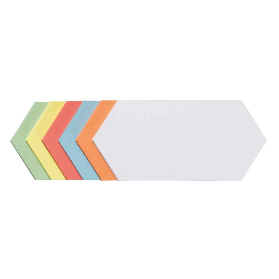 Moderationskarte Rhombus - selbstklebend, 205 x 95 mm, Altpapier, 300 Stück, sortiert FRANKEN UMZS92099 FRANKEN UMZS92099  300ST sk