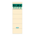 Ordnerrückenschild rado selbstklebend, 59 x 190 mm, kurz/breit, 10 Stück, chamois ELBA 100420953 ELBA 100420953 04617CH SK 10ST