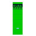 Ordnerrückenschild rado selbstklebend, 59 x 190 mm, kurz/breit, 10 Stück, grün ELBA 100420948 ELBA 100420948 004617GN SK 10ST