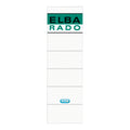 Ordnerrückenschild rado selbstklebend, 59 x 190 mm, kurz/breit, 10 Stück, weiß ELBA 100420947 ELBA 100420947 04617WEGN SK 10ST