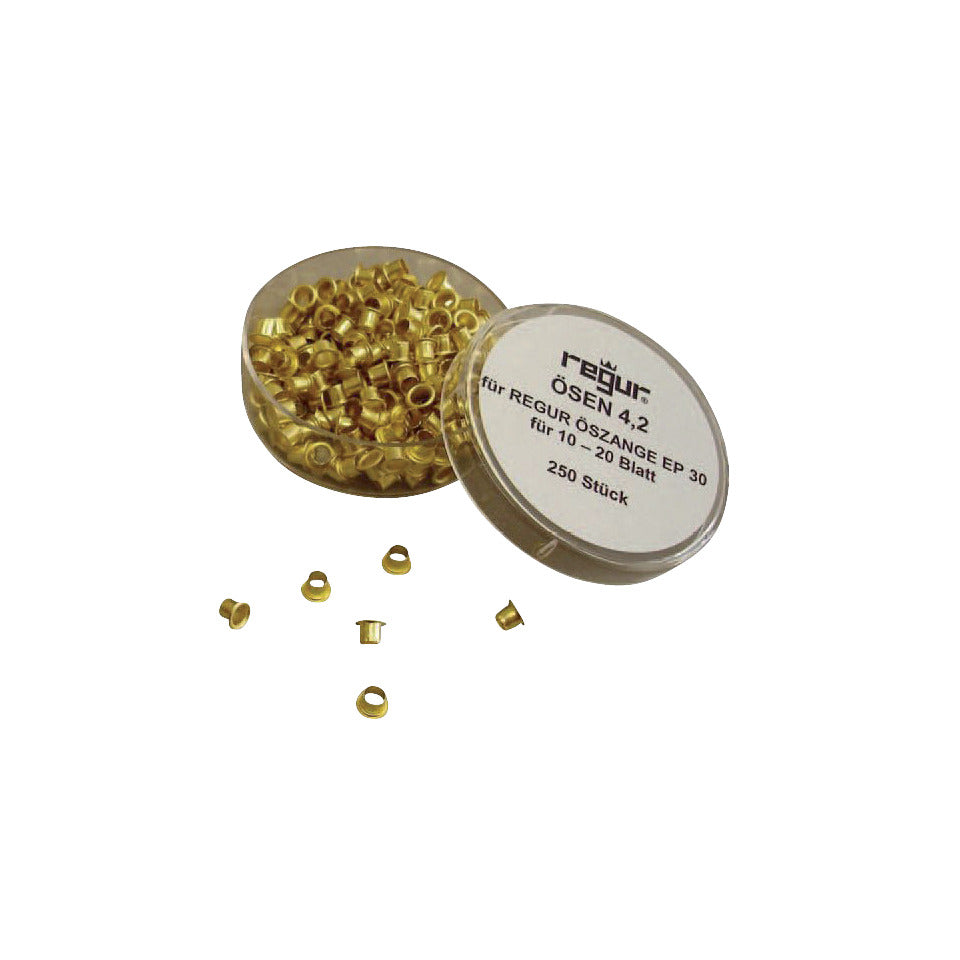 Ösen Regur, 250 Stück, messing DR. GOLD RÖ-4,2 DR. GOLD RÖ-4,2 REGUR