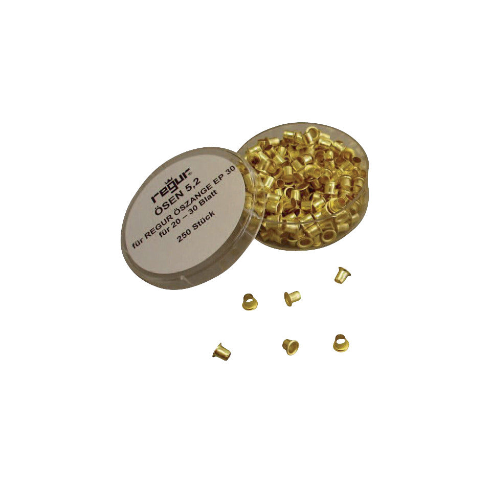 Ösen Regur, 250 Stück, messing DR. GOLD RÖ-5,2 DR. GOLD RÖ-5,2 REGUR