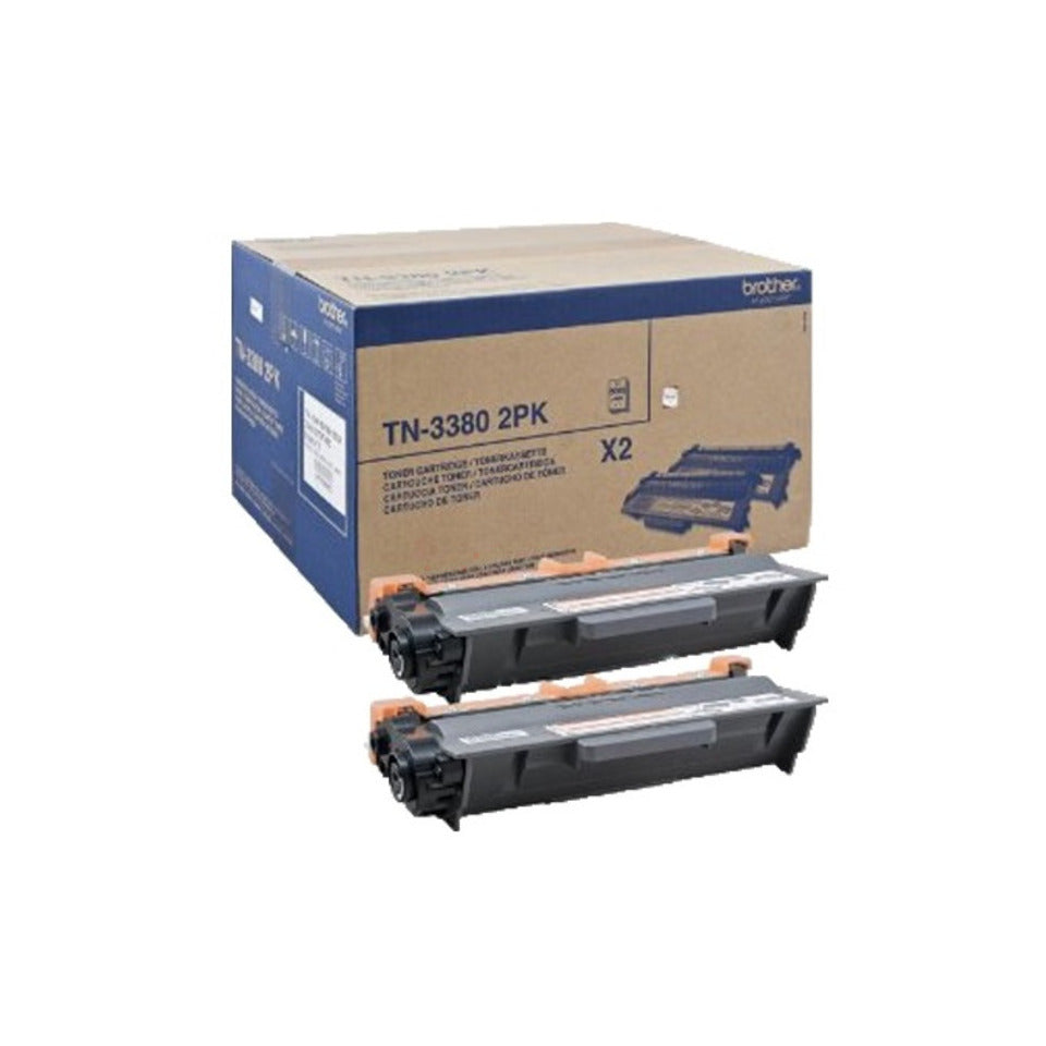 Lasertoner Twin Pack TN-3280BK, für Brother Drucker, 2 x ca. 8.000 Seiten, schwarz BROTHER TN3280TWIN