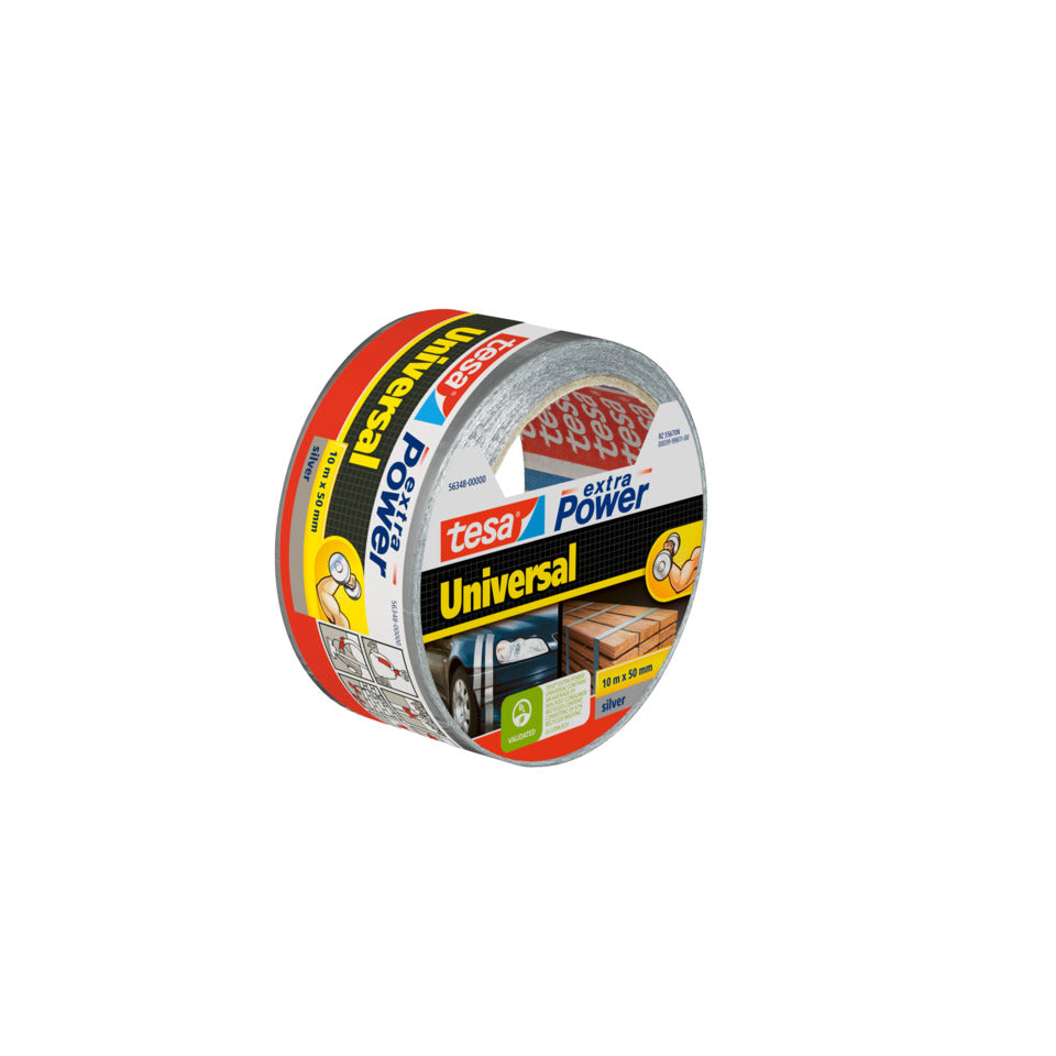 Gewebeklebeband tesa® extra Power Universal, 50mmx10m, silber TESA 56348-00000-15