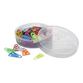 Büroklammerm VX, 25mm, 100 Stück, farblich sortiert WEDO 1267 WEDO 1267 Plastik 100ST
