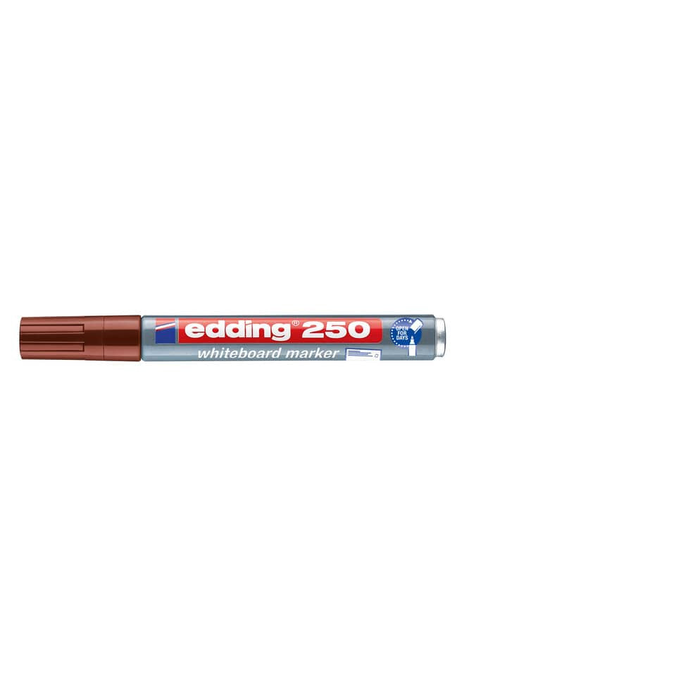 Boardmarker 250, 1,5-3mm, Rundspitze, braun EDDING 4-250007 EDDING 4-250007 Rundspitze nachfüllbar