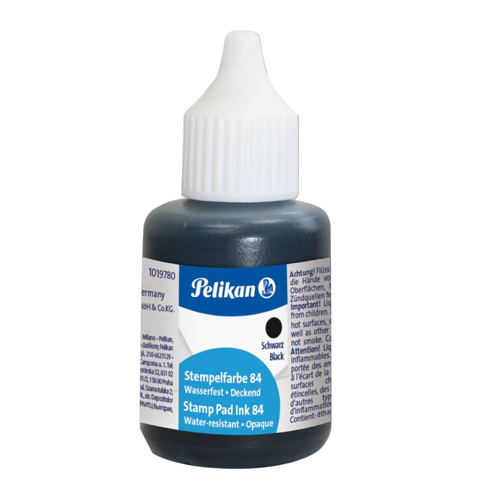 Stempelfarbe permanent, 30ml, schwarz PELIKAN 300004212 PELIKAN 300004212 351460 30 ml
