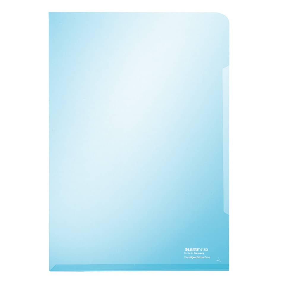 Sichthülle Super Premium, A4, PVC, dokumentenecht, blau LEITZ 4153-00-35 LEITZ 41530035 PVC-Hartfolie