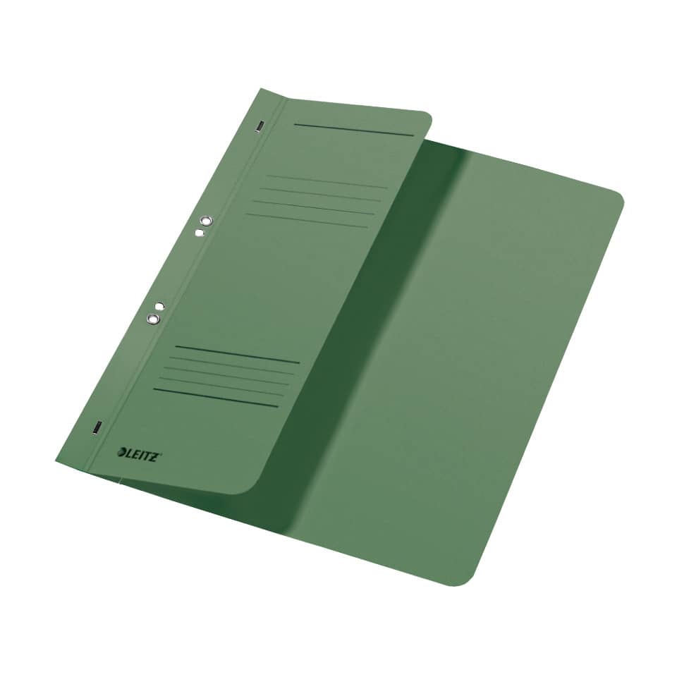 Ösenhefter, 1/2 Vorderdeckel, A4, kfm. Heftung, 250 g/m², Manilakarton, grün LEITZ 3740-00-55 LEITZ 37400055 halber Deckel